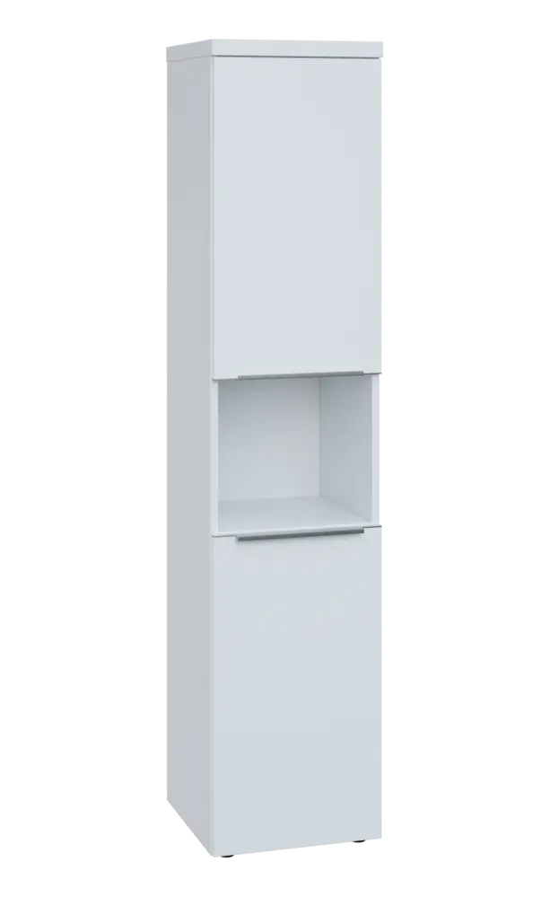 SIN 5 - 42DN kancelářská skříň, 2-dveřová/nika, pravá, 1820x400x400, bílá